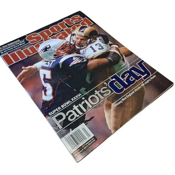 Vintage Feb 11 2002 New England Patriots Super Bowl Sports Illustrated Magazine - Picture 5 of 9